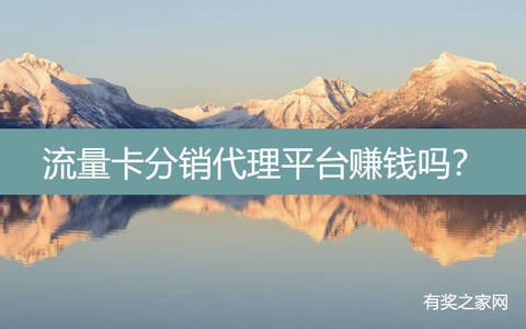 流量卡分销代理平台赚钱吗？推广一张卡赚100-220元