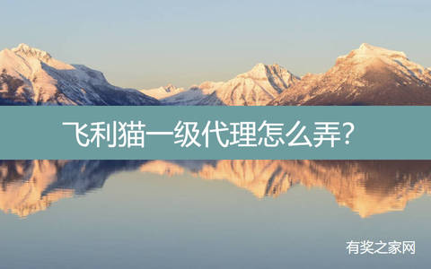 飞利猫一级代理怎么弄？一招教你注册一级分销商