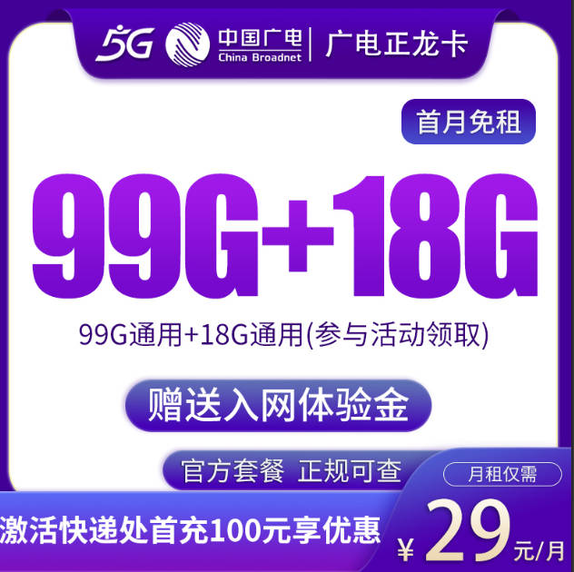 移动29元100g流量卡全国通用套餐在哪办理？
