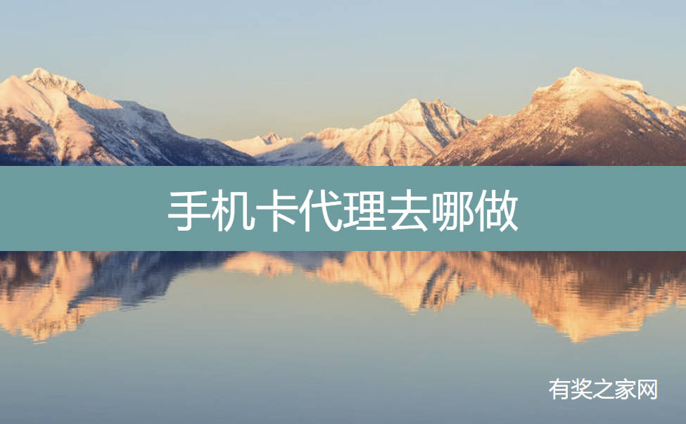 手机卡代理去哪做,卖电话卡赚钱合法分销平台在这